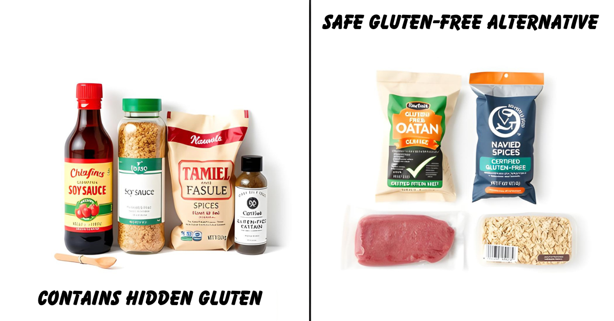 Graphic for hidden gluten source in vegan food