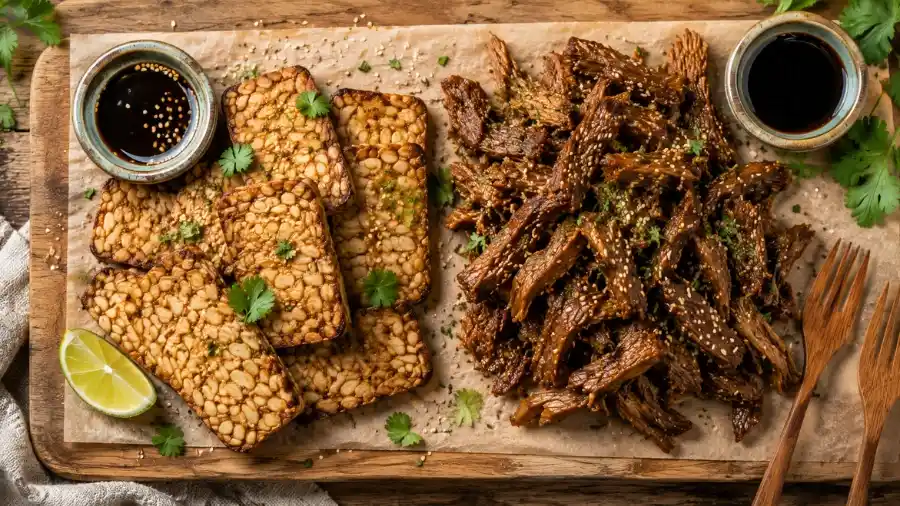 tempeh vs seitan texture comparison

