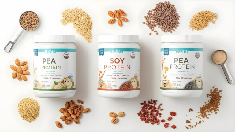 "Best dairy free gluten free protein powder options including pea, soy, and plant blends with natural ingredients."